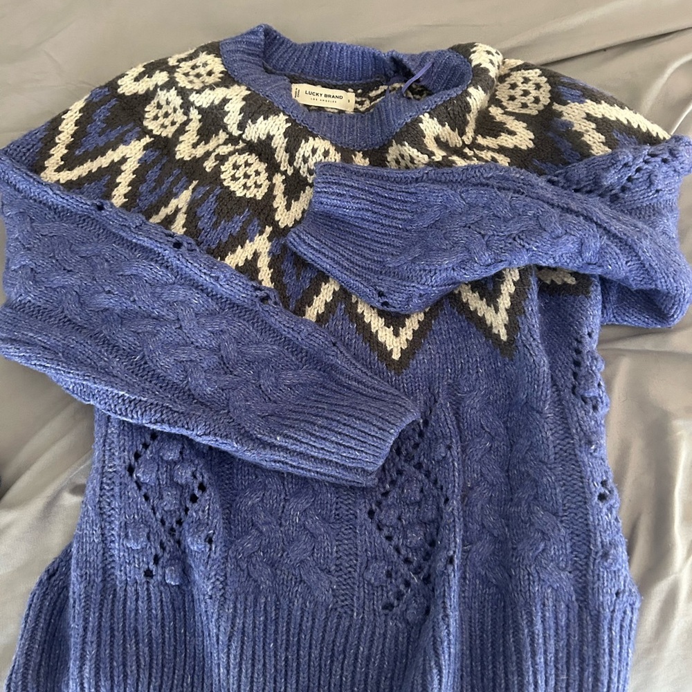 Lucky Brand Blue Sweater for Women